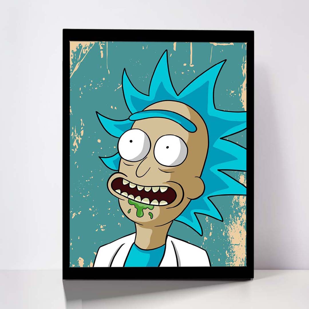 تابلو مدل Rick &amp; Morty کد F-1070