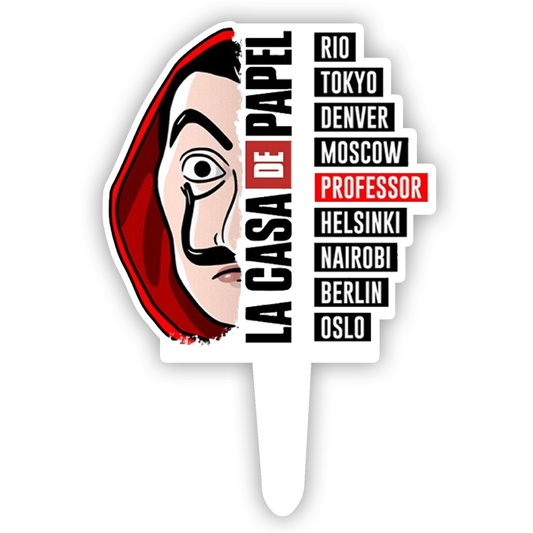  تاپر کیک طرح خانه کاغذی کد R287