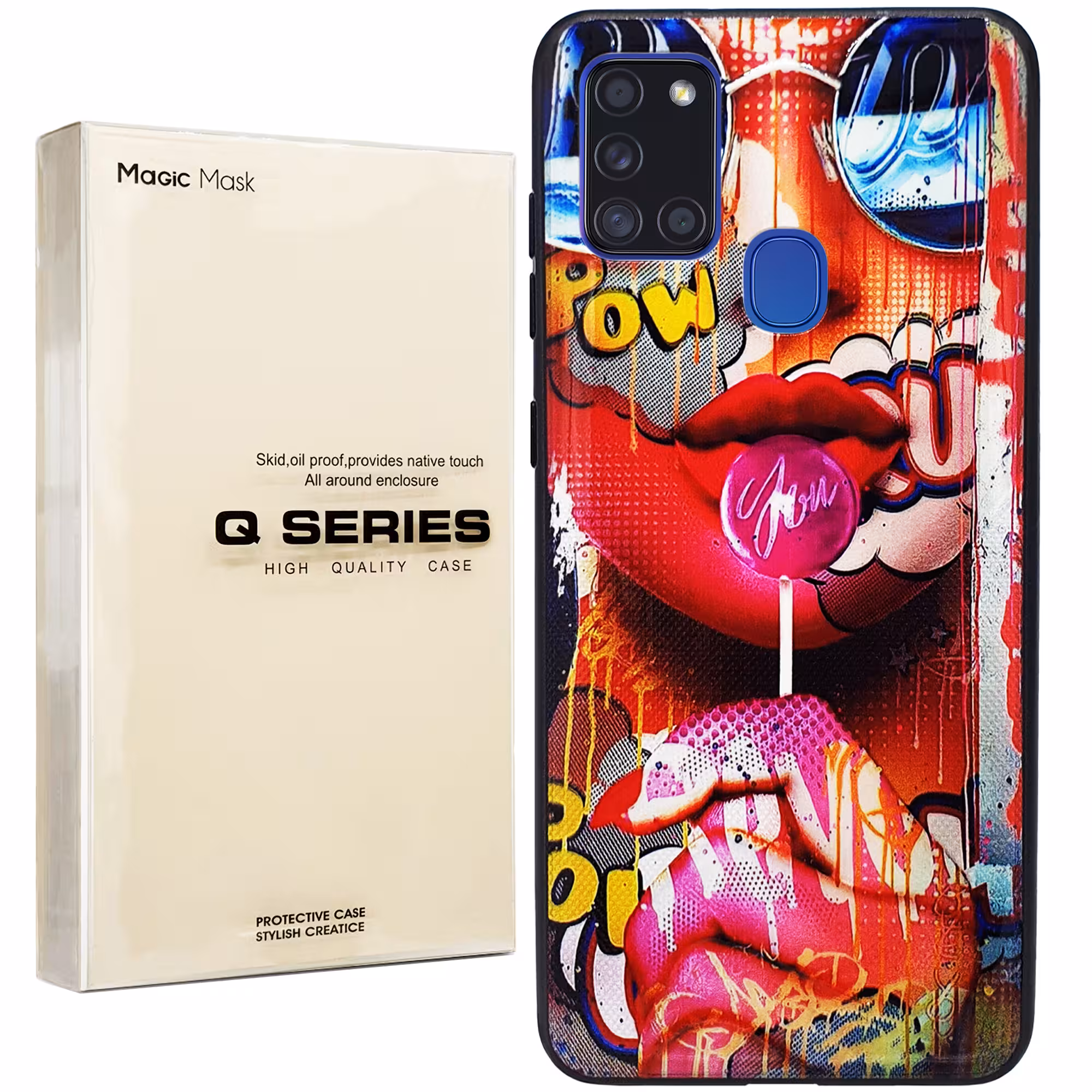 کاور مجیک مسک مدل full colour مناسب برای گوشی موبایل سامسونگ Galaxy A21S
