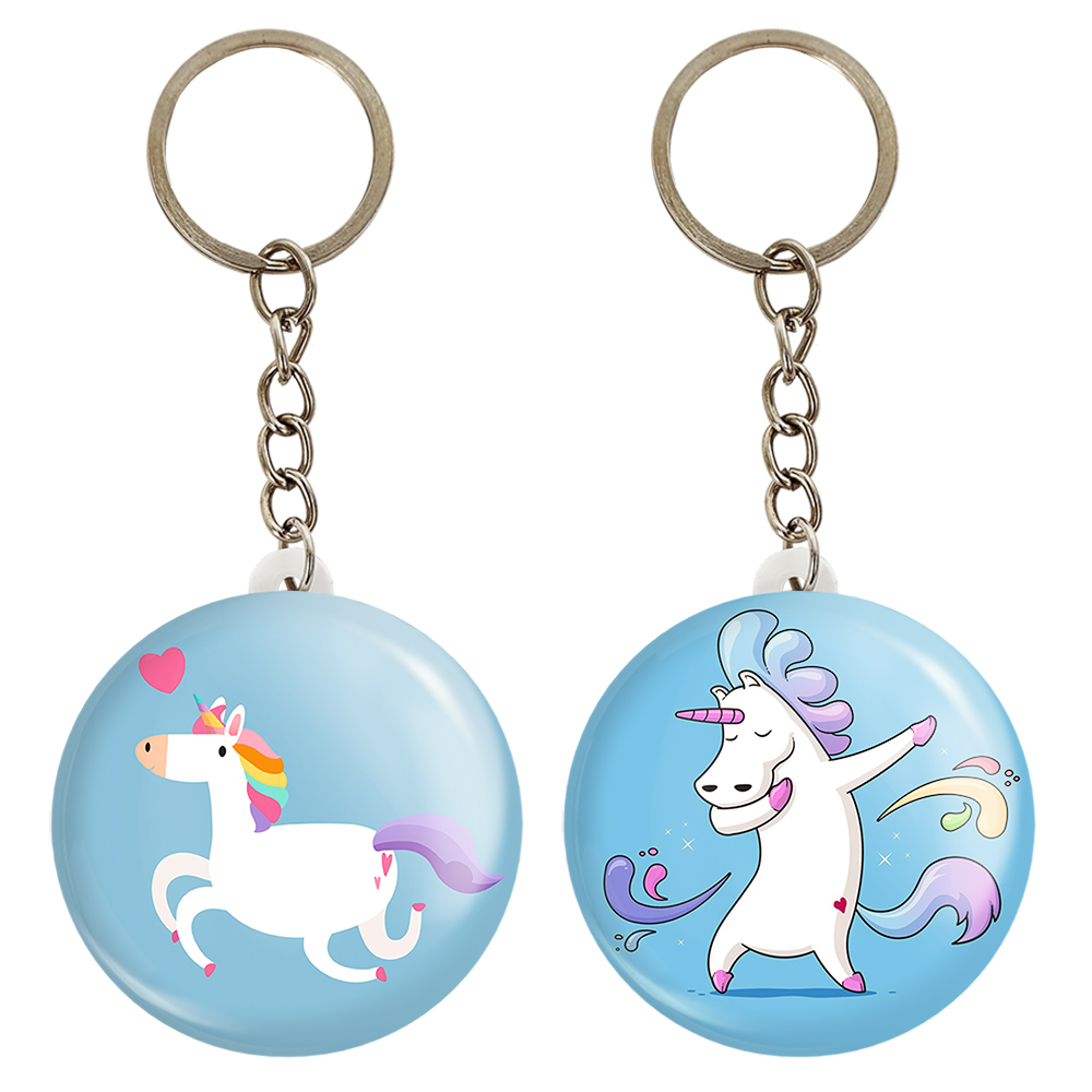 جاکلیدی خندالو مدل اسب تک شاخ یونیکورن کد 10981099 مجموعه 2 عددی