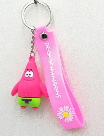 آویز سرکلیدی سلیکونی پاتریک (12 عددی)