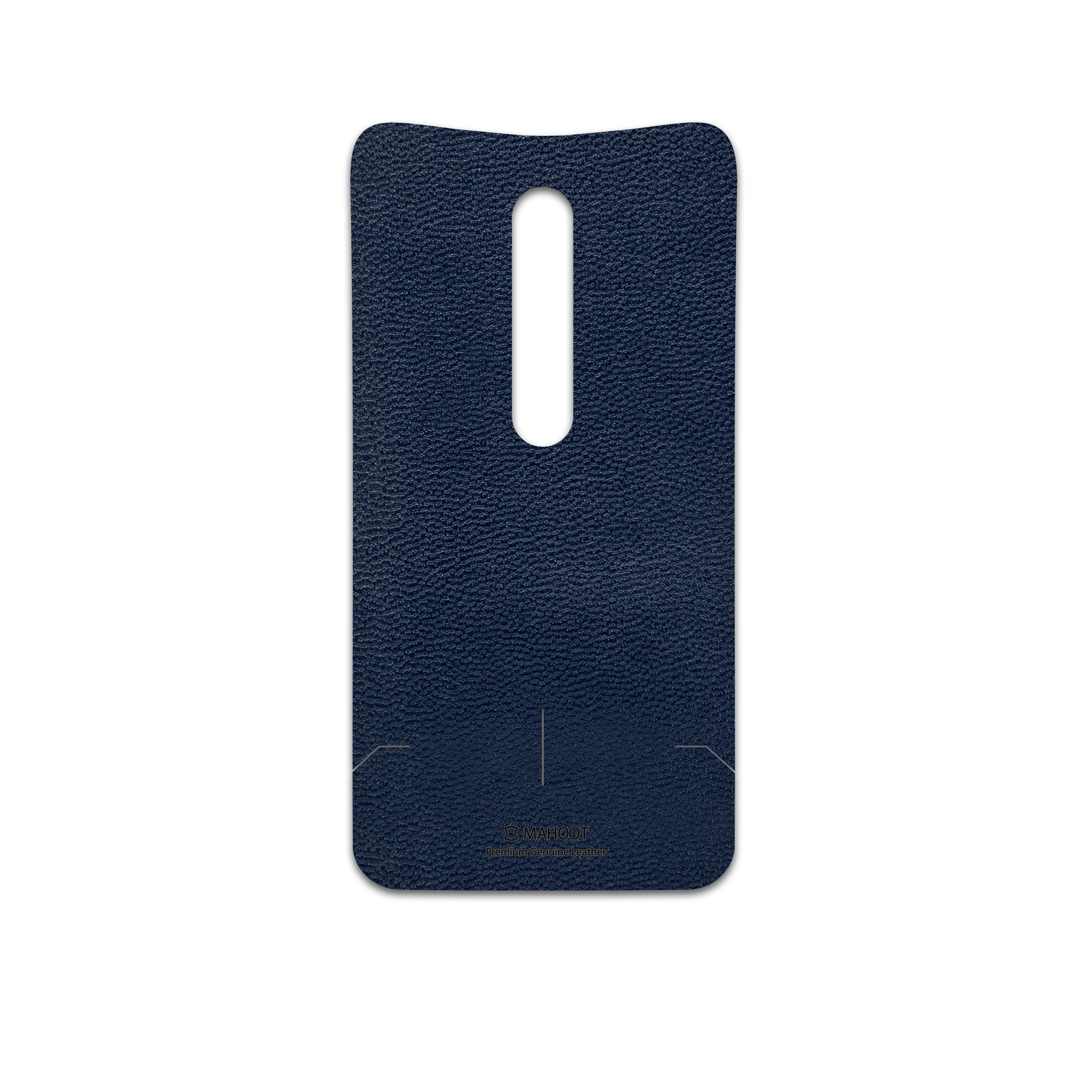 برچسب پوششی ماهوت مدل Deep-Blue-Leather مناسب برای گوشی موبایل موتورولا Moto X Style
