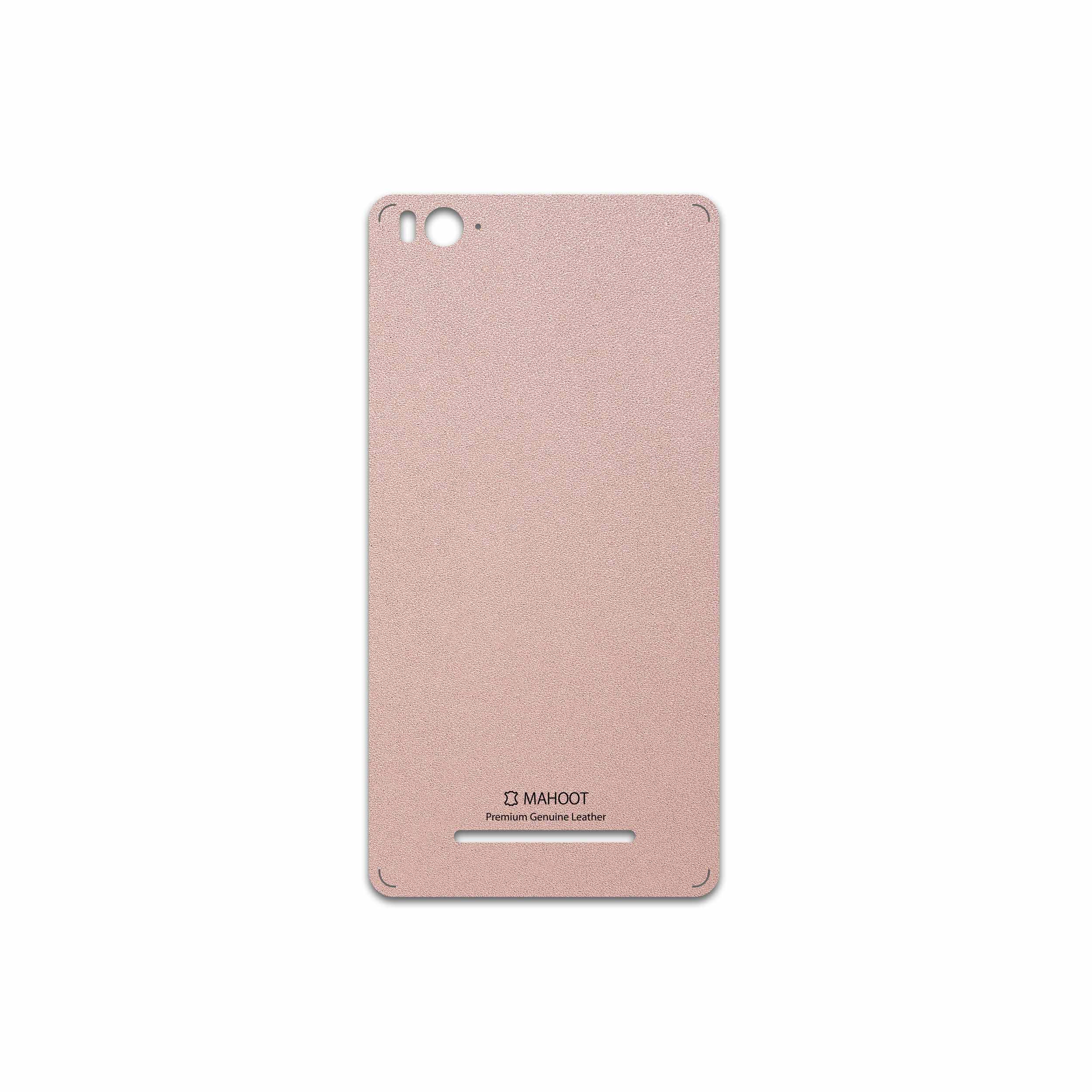 برچسب پوششی ماهوت مدل Rose Gold Leather مناسب برای گوشی موبایل شیائومی Mi 4i