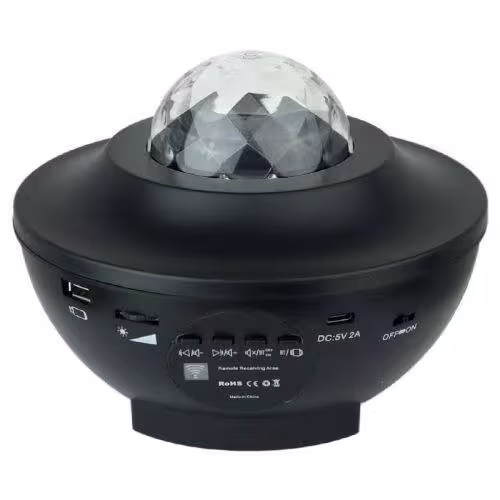 لامپ LED شارژی اسپیکر دار بلوتوثی UFO Crystal Magic Ball 10W