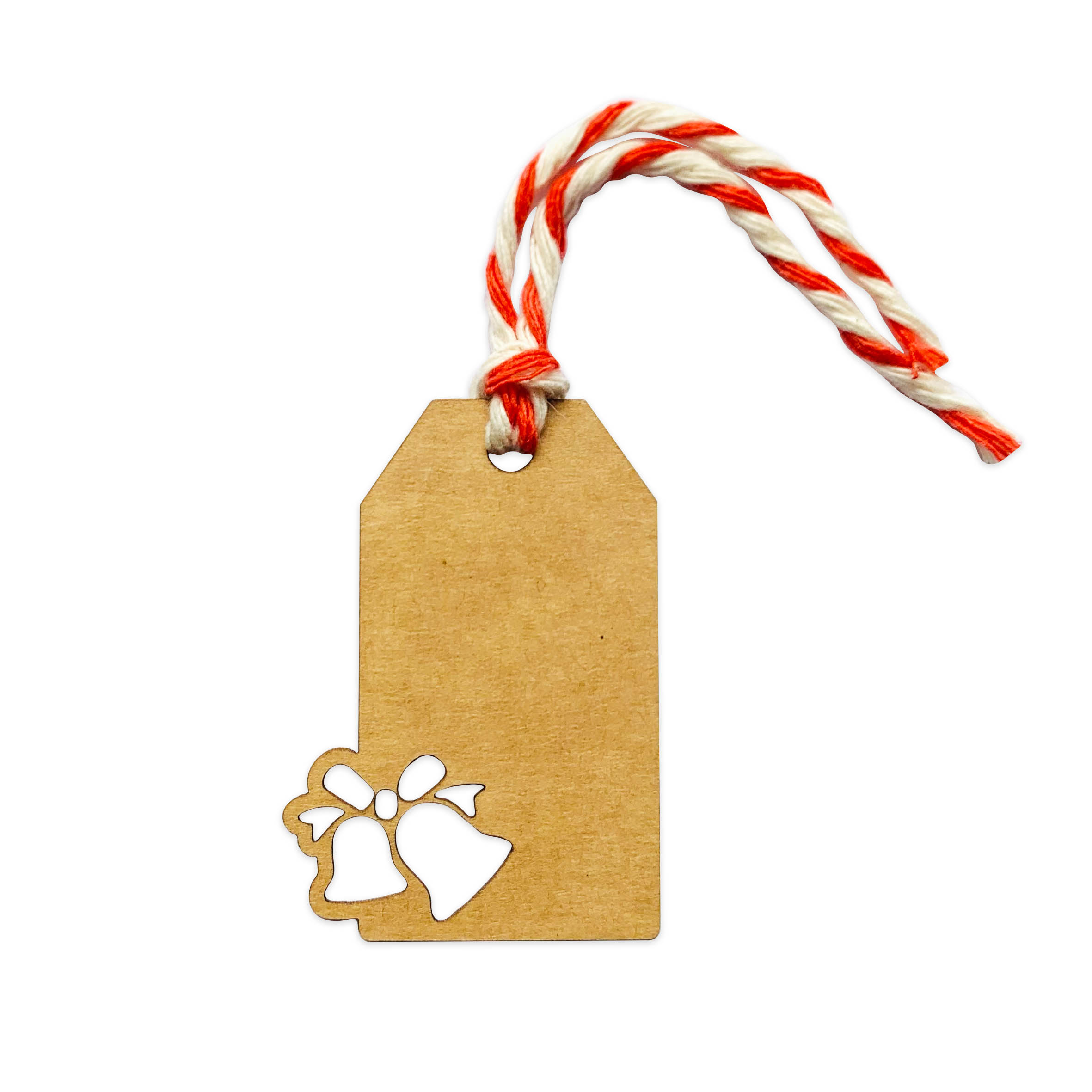 ابزار کادویی مدل گیفت تگ طرح زنگوله مجموعه 10 عددی