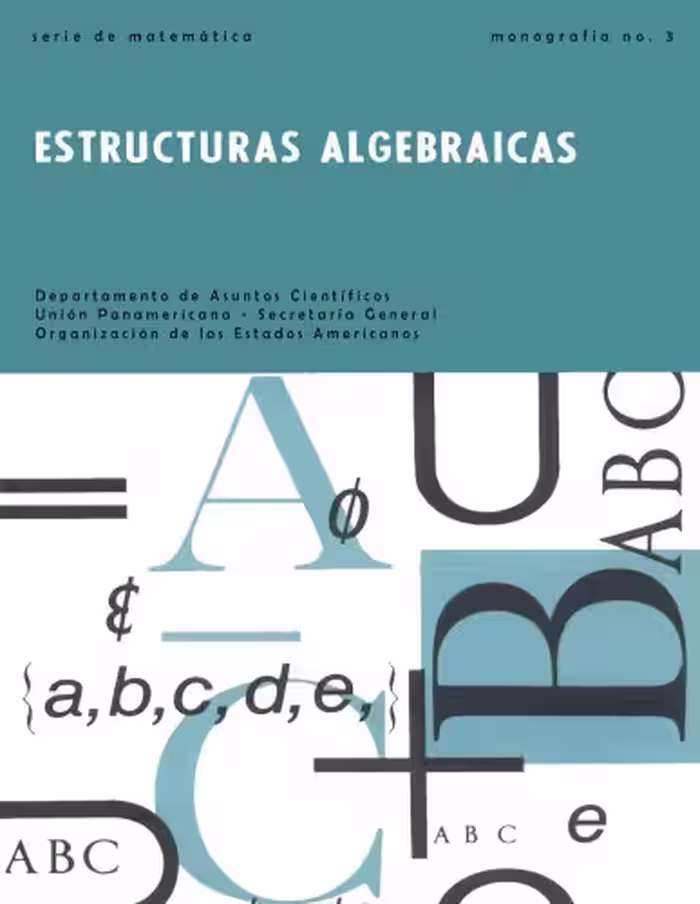 خرید و دانلود نسخه کامل کتاب Estructuras Algebraicas I OEA 3