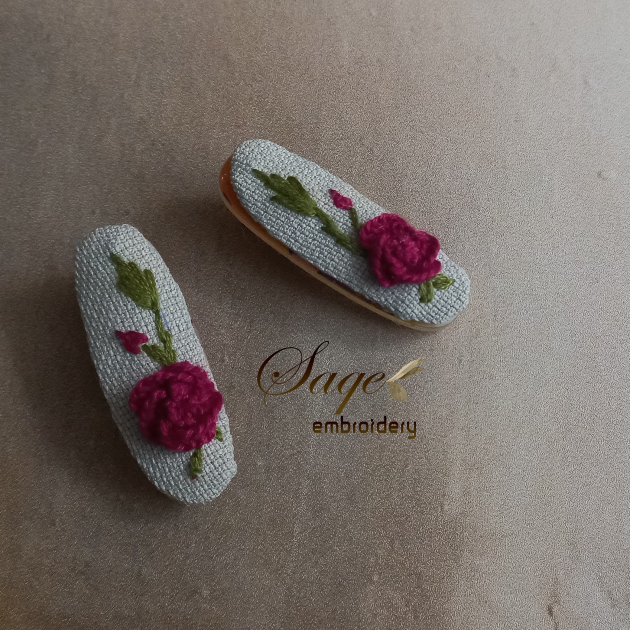 گیره انبری گلدوزی