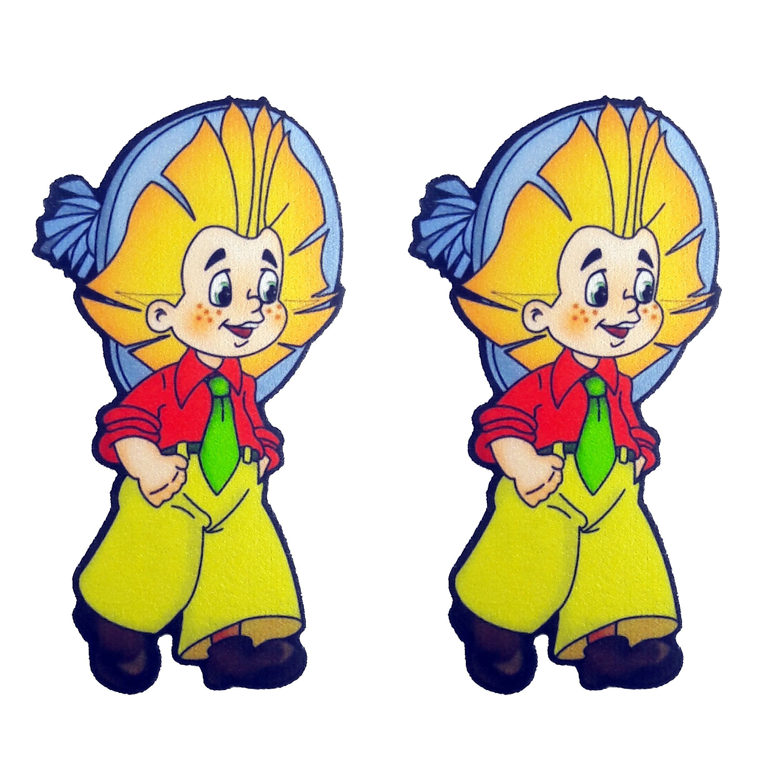 استیکر پارچه و لباس مدل ST8 بسته 2 عددی