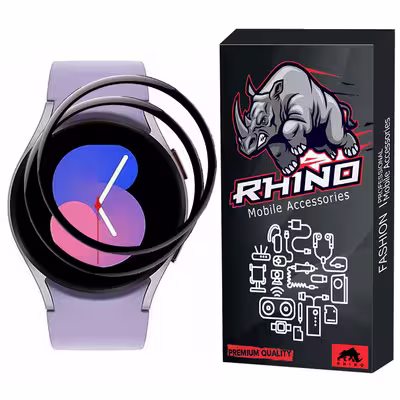محافظ صفحه نمایش راینو مدل R-PMMA مناسب برای مچ بند هوشمند سامسونگ GALAXY Watch 5 40mm بسته 2 عددی
