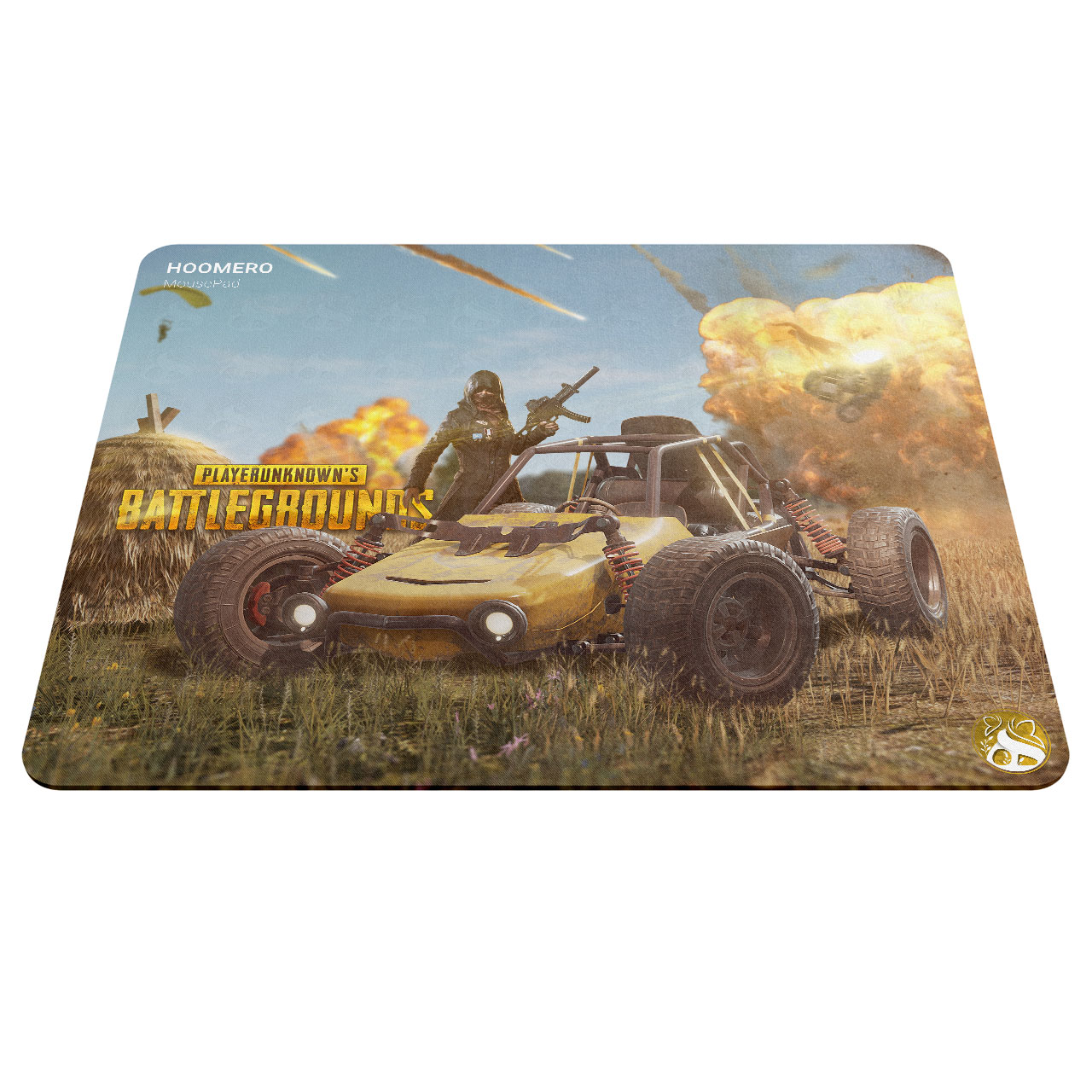 ماوس پد هومرو مدل A4753 طرح بازی PUBG