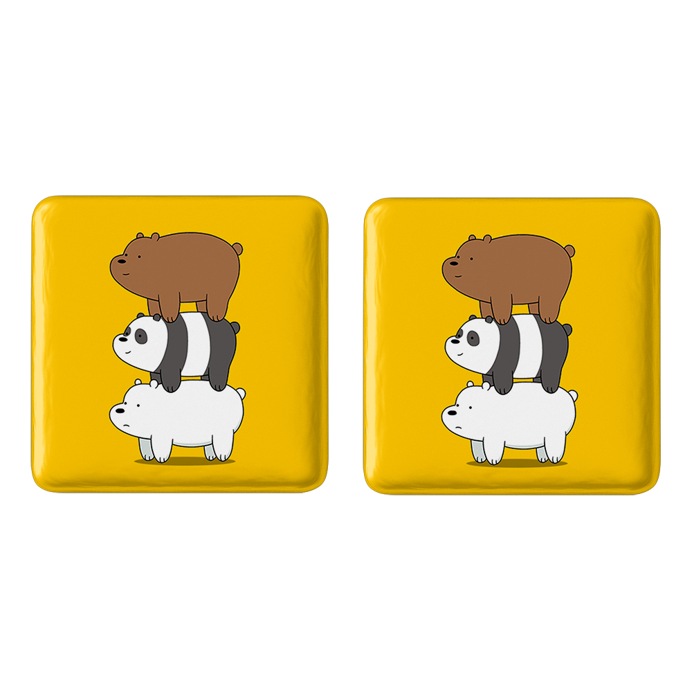 پیکسل خندالو مدل سه خرس کله پوک کد 10604 به همراه مگنت