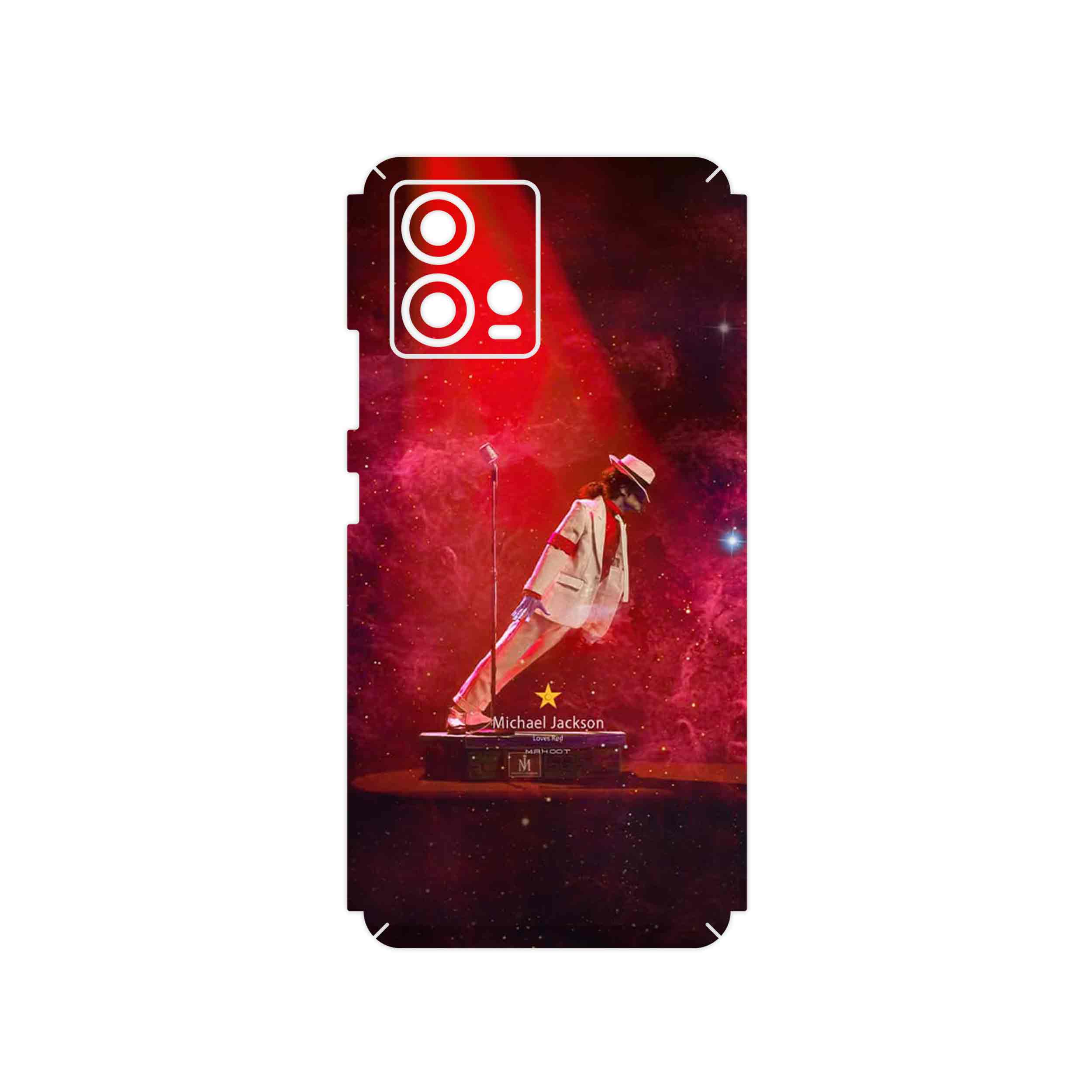 برچسب پوششی ماهوت مدل Michael Jackson مناسب برای گوشی موبایل موتورولا Edge 30 Fusion