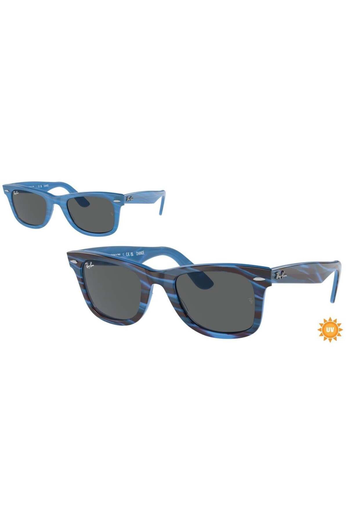 عینک آفتابی آبی مردانه و زنانه RB 2140 50 RAY BAN Ray-Ban