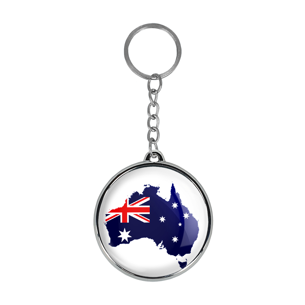 جاکلیدی خندالو طرح پرچم استرالیا مدل دوطرفه کد 2062120631