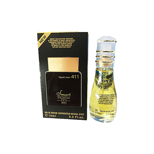 عطر مردانه اسمارت کالکشن 411 (Liquid Gold) حجم 15 میل