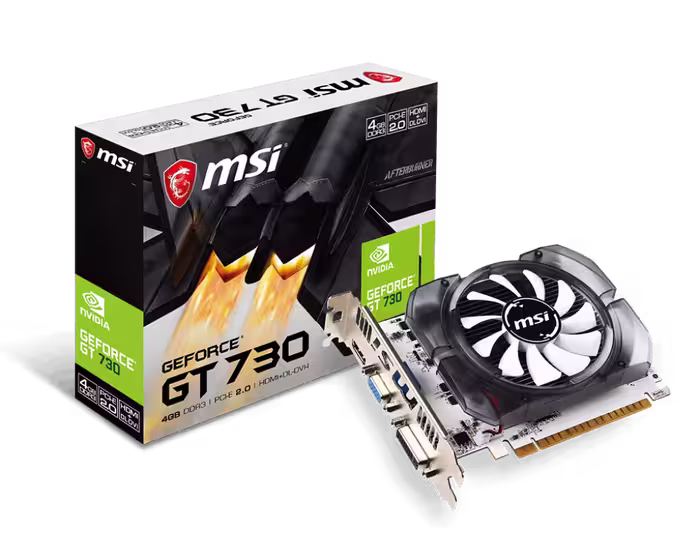 کارت گرافیک مدل GT730 4GB D3 MSI ام اس آی