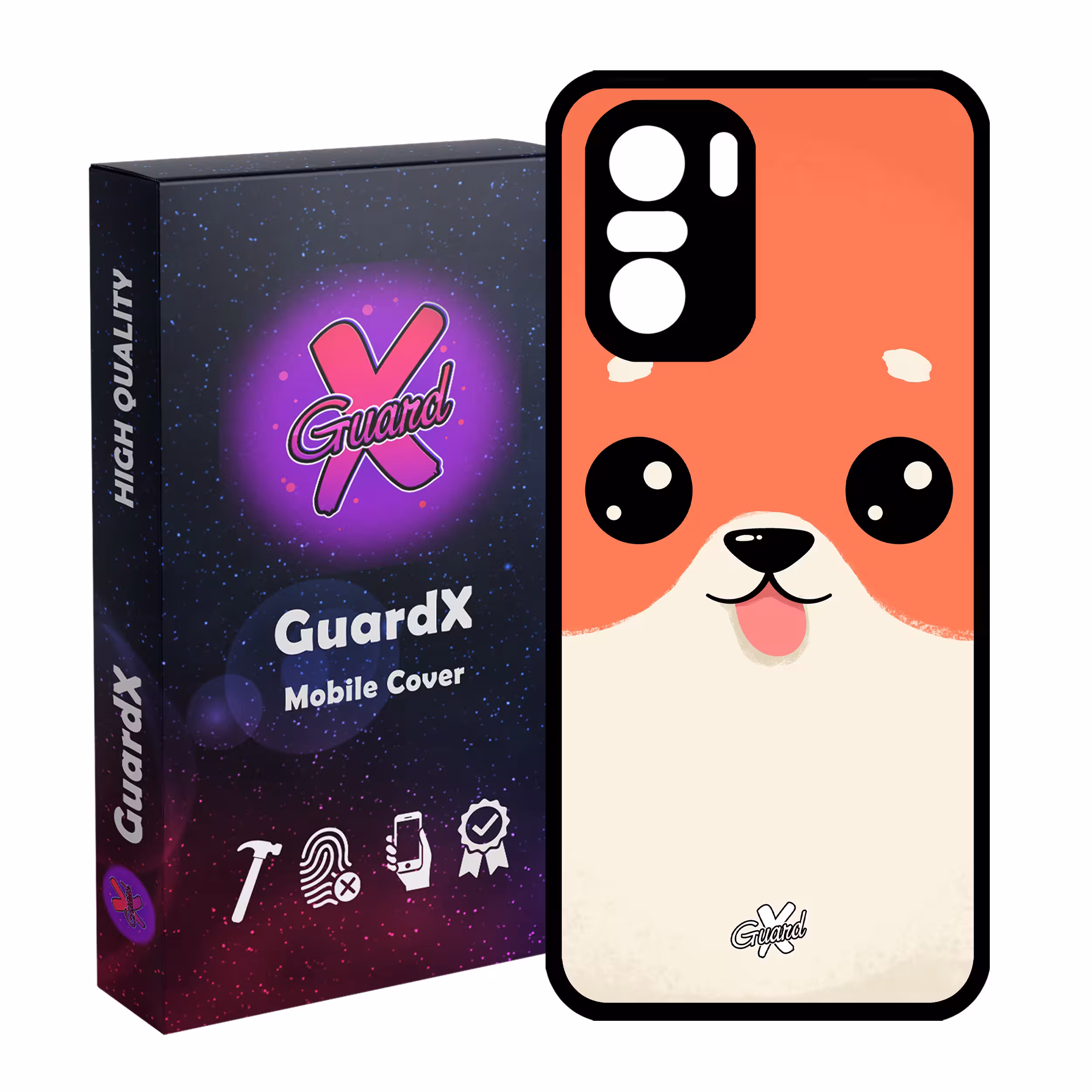 کاور گارد ایکس طرح Pet مدل Glass10186 مناسب برای گوشی موبایل شیائومی Poco F3/MI 11X/MI 11X Pro/Redmi K40/K40 Pro