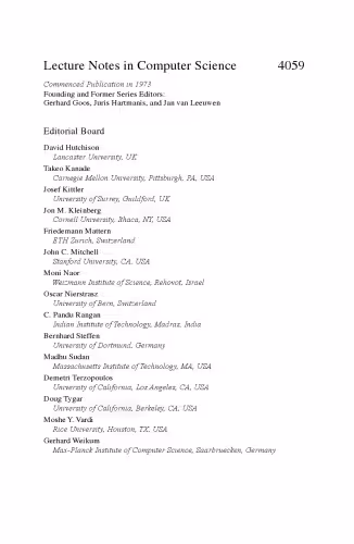 خرید و دانلود نسخه کامل کتاب Algorithm Theory – SWAT 2006: 10th Scandinavian Workshop on Algorithm Theory, Riga, Latvia, July 6-8, 2006. Proceedings