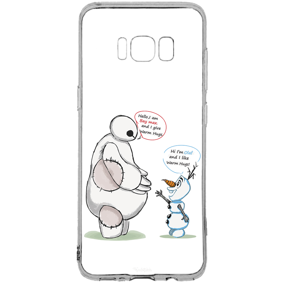 کاور طرح Olaf &amp; Baymax مناسب برای گوشی موبایل سامسونگ Galaxy S8 Plus