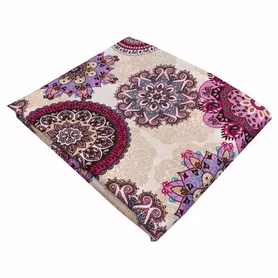 ملحفه تشک مهمان مدل خورشیدی کد F2 سایز 195x100 سانتی متر