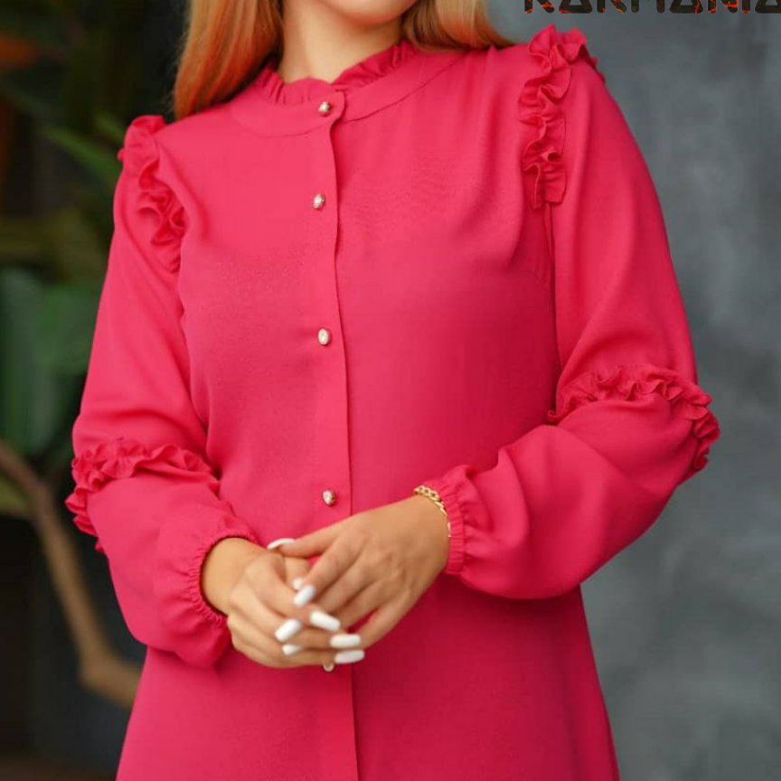 شومیز مجلسی زنانه کرپحریر درجه یک کد11480