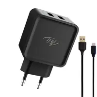 شارژر دیواری آیتل مدل ICE-42 به همراه کابل تبدیل MicroUSB