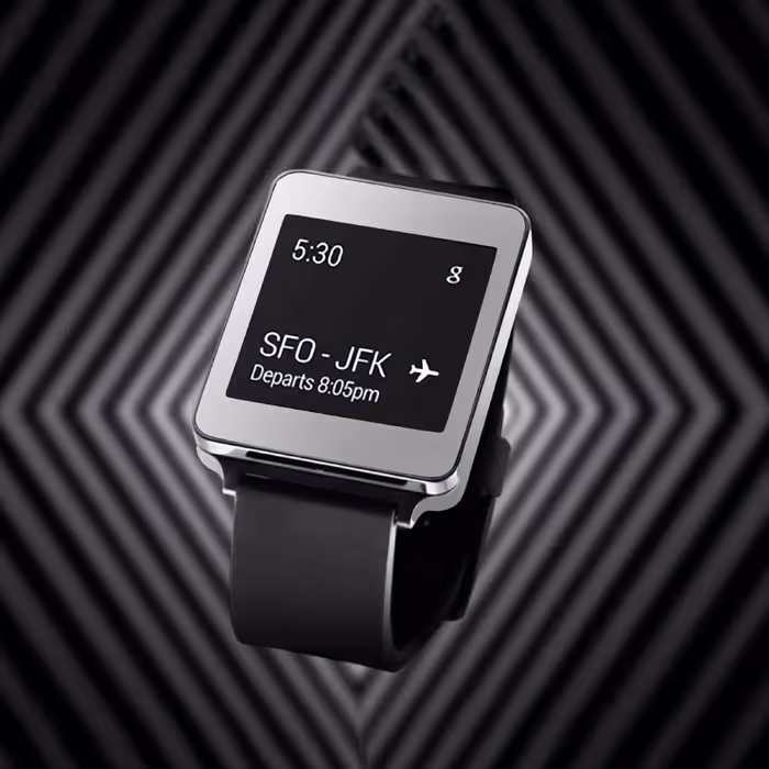 برچسب ماهوت طرح Matte White مناسب برای ساعت هوشمند ال جی G Watch