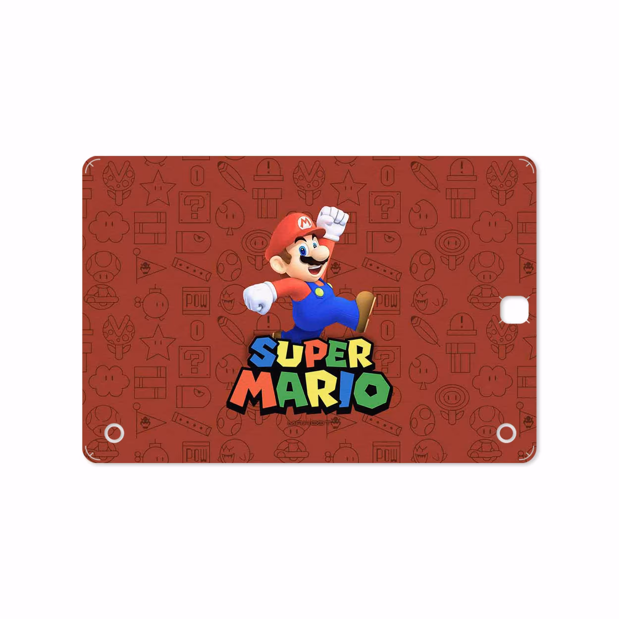 برچسب پوششی ماهوت مدل Super-Mario-Game مناسب برای تبلت سامسونگ Galaxy Tab A 9.7 2015 T555