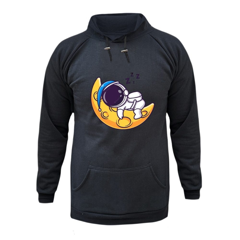 هودی زنانه مدل فضانورد کد 4 رنگ ذغال سنگی