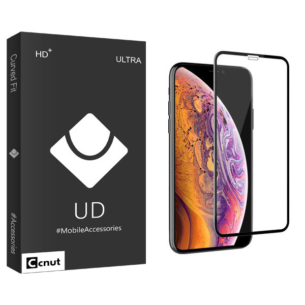 محافظ صفحه نمایش کوکونات مدل UD Black مناسب برای گوشی موبایل اپل Iphone XS MAX | کالا برتری