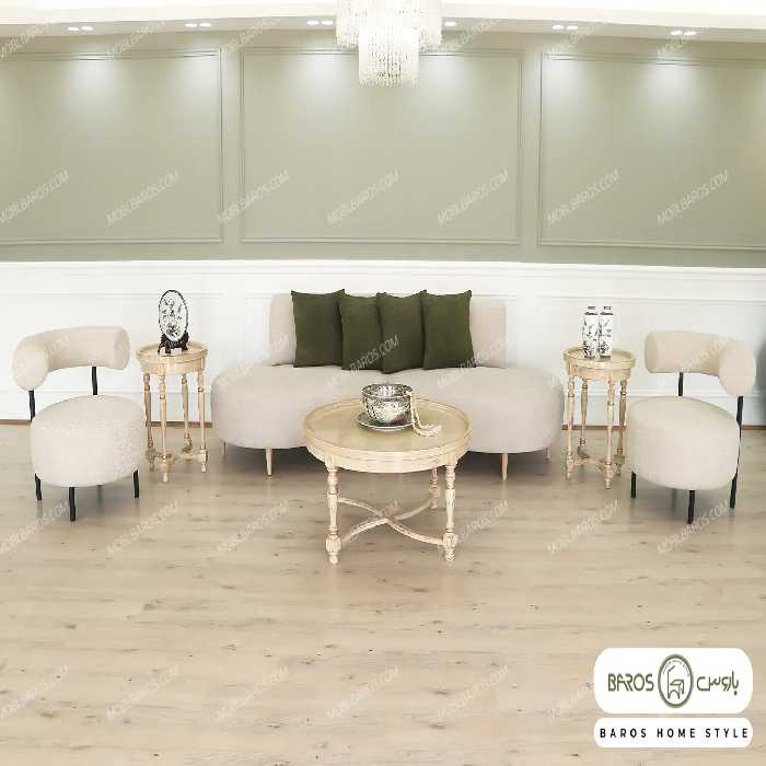 مبل راحتی نیم ست 5 نفره سوفیا کد 7