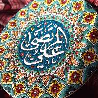 قاب سفالی میناکاری شده، قابل نصب در قاب چوبی، قابل نصب روی دیوار، قطر 30 سانتیمتر