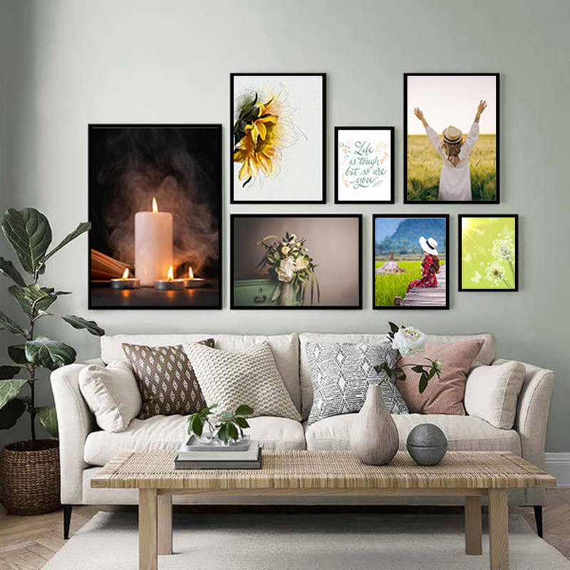 تابلو مدل دکوراتیو کد 0255 بسته 7 عددی | دنیای قاب