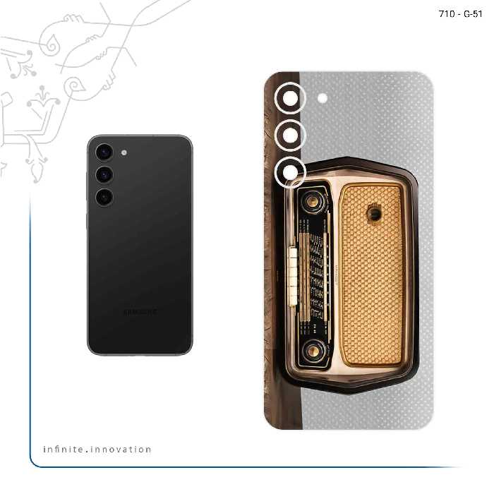 برچسب پوششی ماهوت مدل Radio Nostalgia مناسب برای گوشی موبایل سامسونگ Galaxy S23 Plus