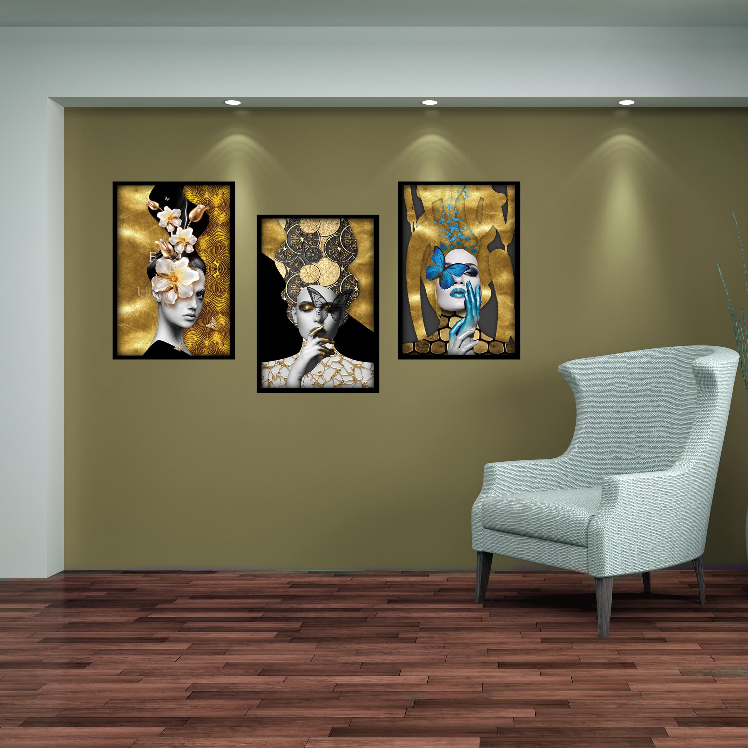 تابلو مدل FB-38 مجموعه 3 عددی