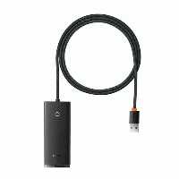 هاب 4 پورت باسئوس Baseus WKQX030101 4-Port USB-A Hub Adaptor
