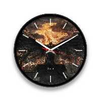 ساعت رومیزی راویتا مدل بتمن کد 3397 در رنگ های مشکی و سفید