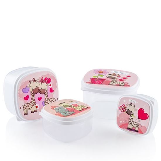 ست ظرف غذا مربع بارانا زیبا