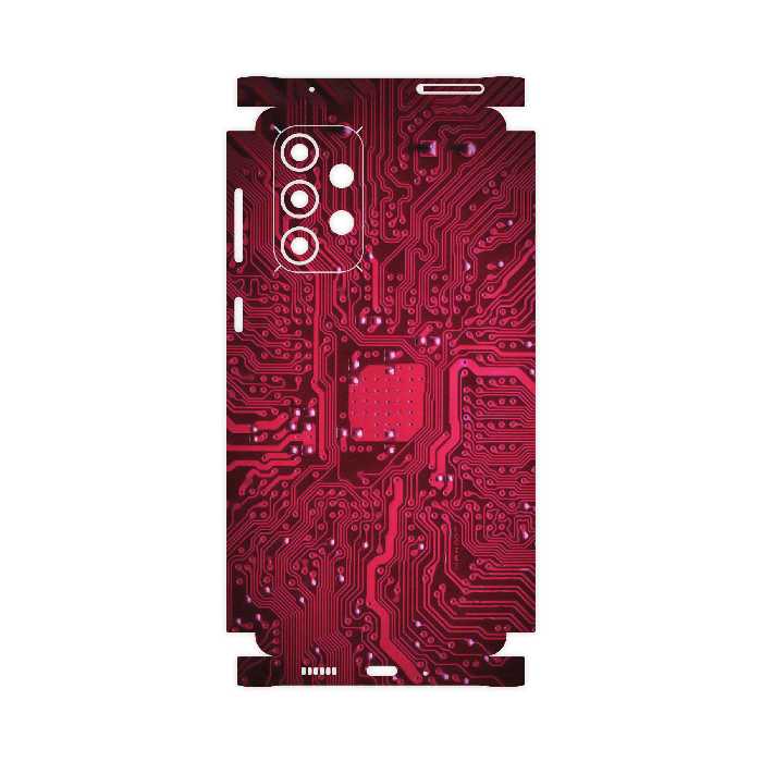 برچسب پوششی ماهوت مدل Red-Printed-Circuit-Board-FullSkin مناسب برای گوشی موبایل سامسونگ Galaxy A33 5G