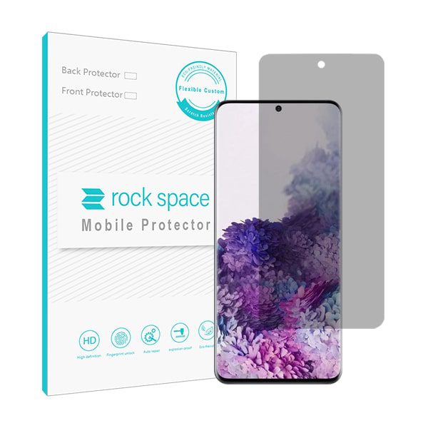 گلس سامسونگ S20 Plus مدل نانو هیدروژل پرایوسی برند راک اسپیس کد S