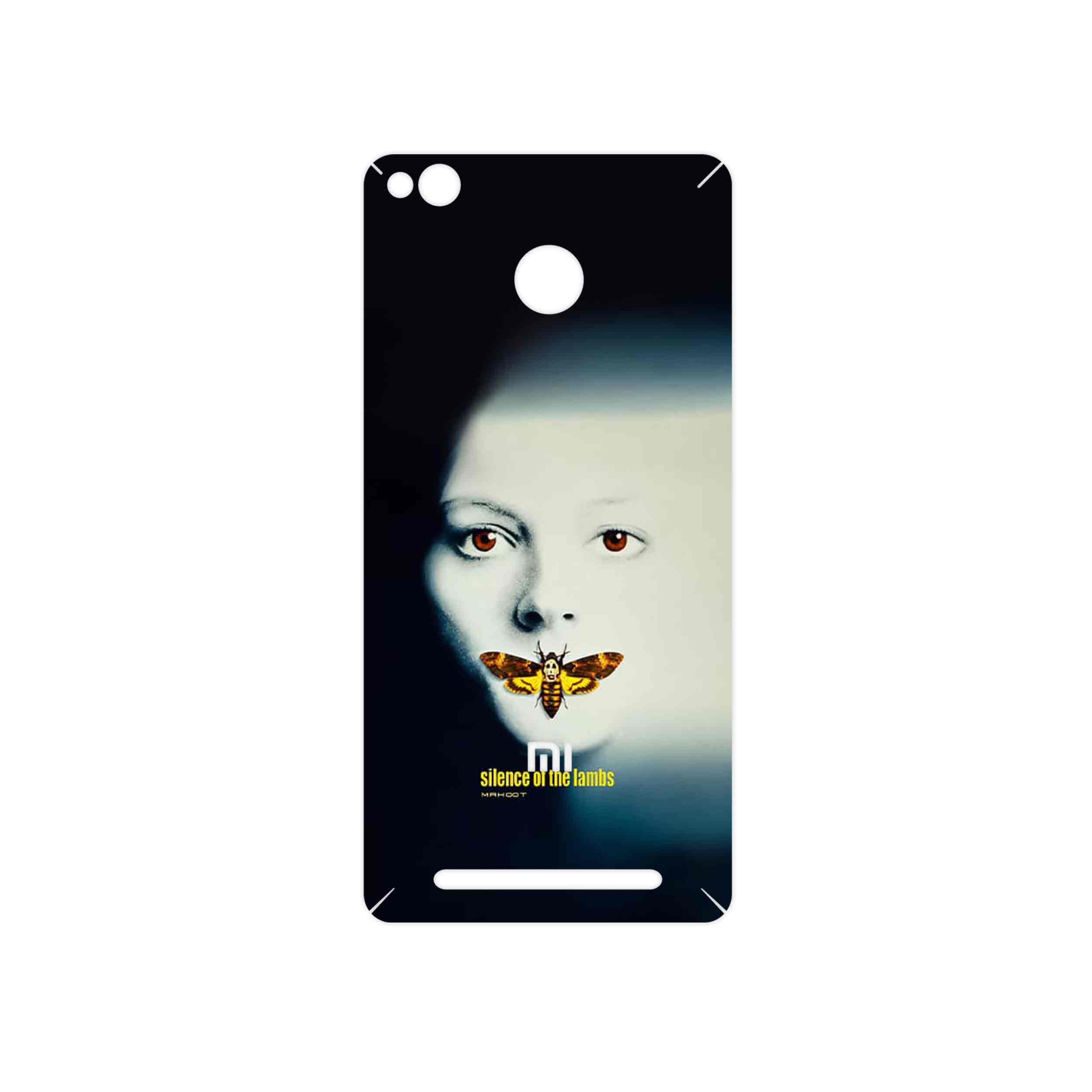 برچسب پوششی ماهوت مدل Silence of the Lambs مناسب برای گوشی موبایل شیائومی Redmi 3 Pro