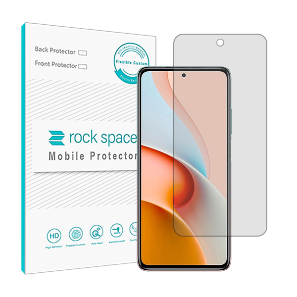گلس شیائومی Redmi Note 9 Pro 5G مدل نانو هیدروژل شفاف برند راک اسپیس کد 10722S