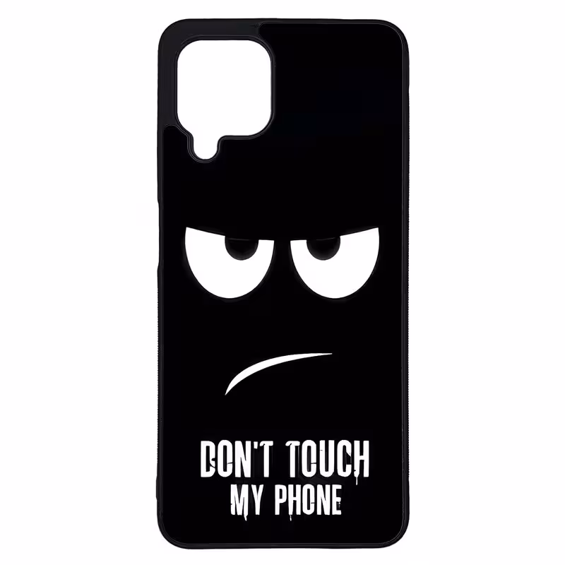کاور طرح DONT TOUCH MY PHONE کد G-090 مناسب برای گوشی موبایل سامسونگ Galaxy A22 4G | دیجی قاب دونی