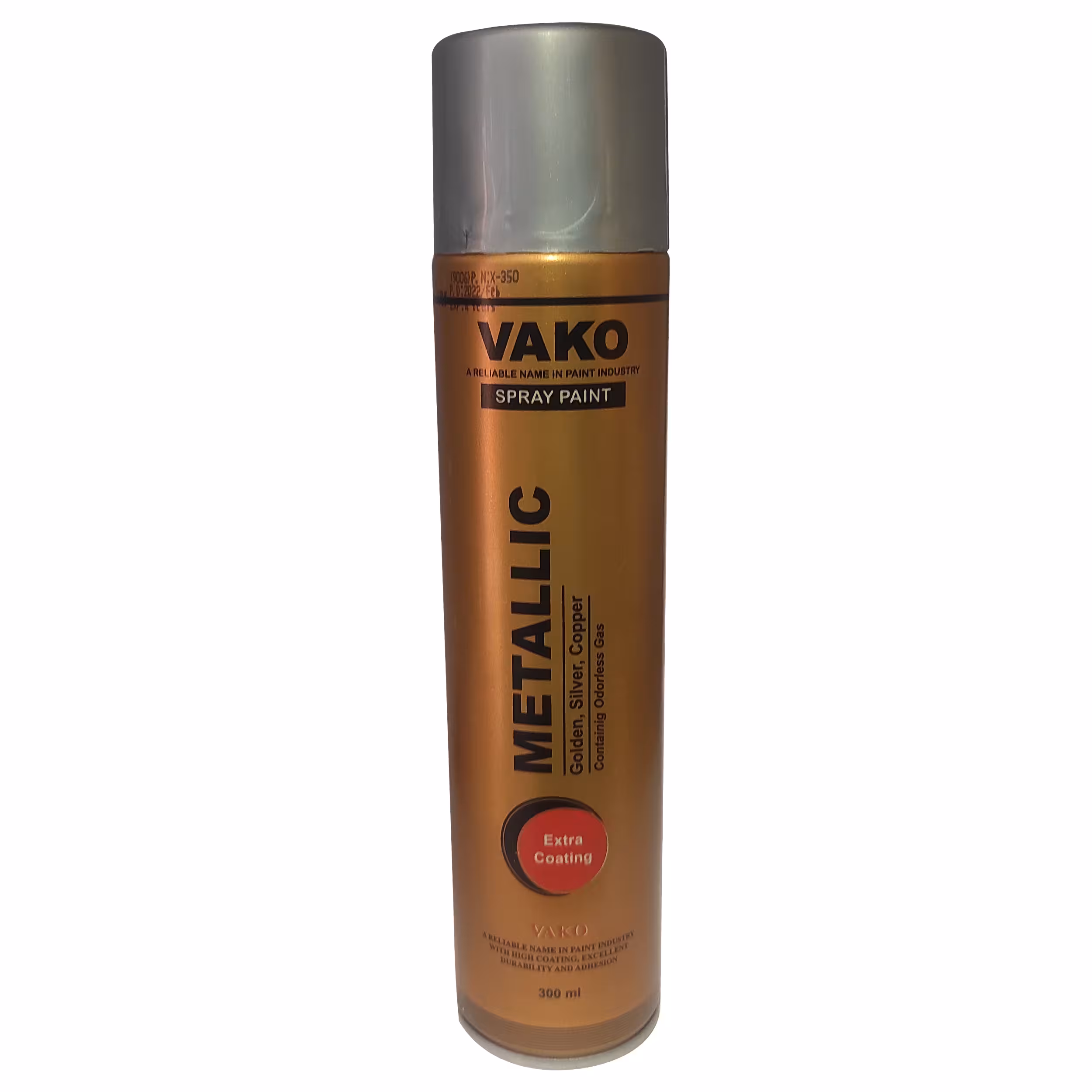 اسپری رنگ نقره ای واکو مدل V-300 حجم 300 میلی لیتر