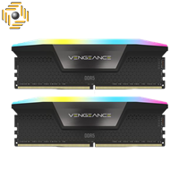 رم کورسیر VENGEANCE RGB Black 32GB 16GBx2 6800MHz CL38 DDR5