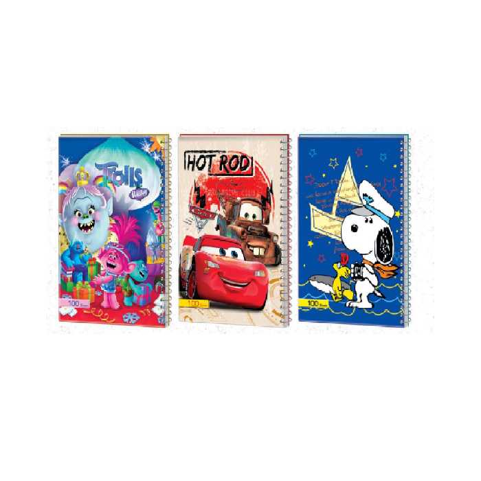 دفتر 100 برگ عرش مدل فانتزی جلد سخت کد 13