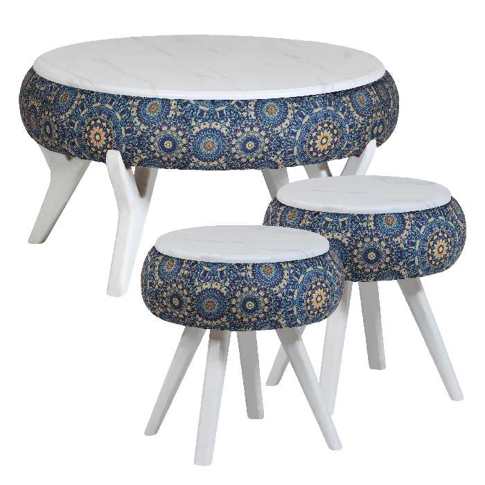 میز پذیرایی مدل  AK-91 مجموعه 3 عددی