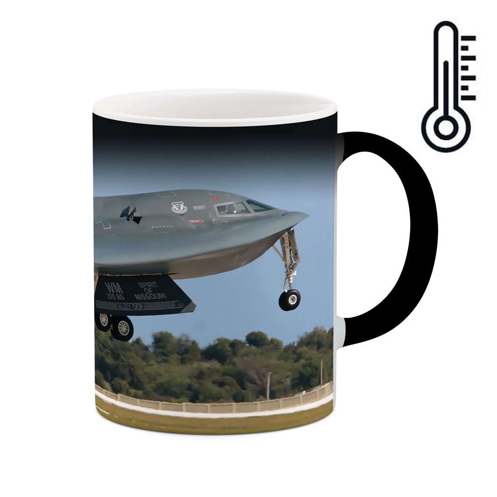 ماگ حرارتی طرح هواپیمای جنگی مدل mgh00916