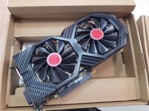 کارت گرافیک XFX RX 580 8G DDR5 (کم کارکرد-همراه با کارتن خاکی)