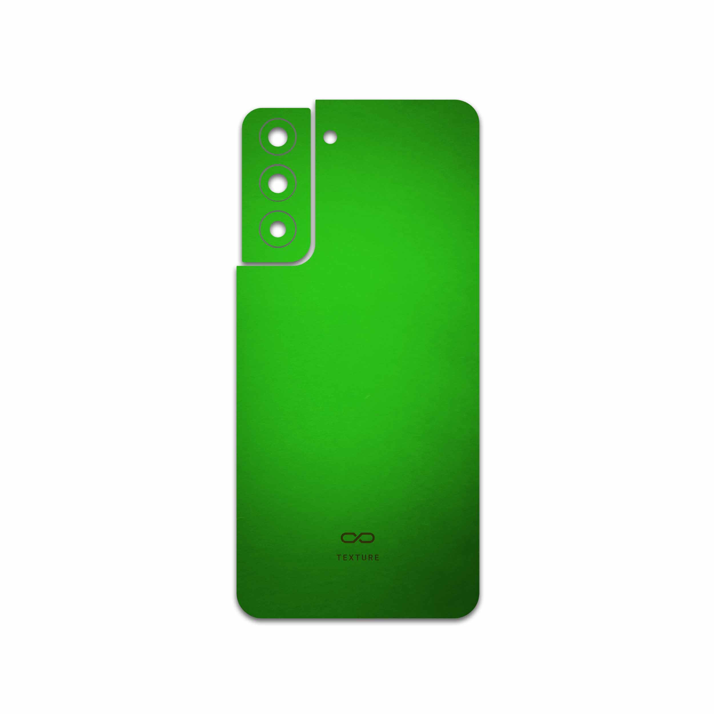 برچسب پوششی ماهوت مدل Metallic-Green مناسب برای گوشی موبایل سامسونگ Galaxy S21 FE 5G